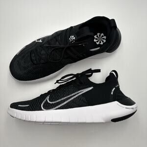 Mens Nike Free Flyknit Next Nature Black Running Shoes size 11.5